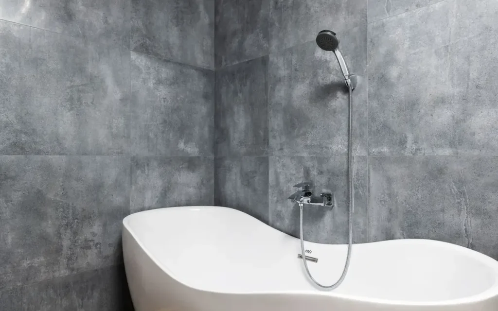 Freestanding tub with faucet, plumbing work by Hialeah FL Plumber